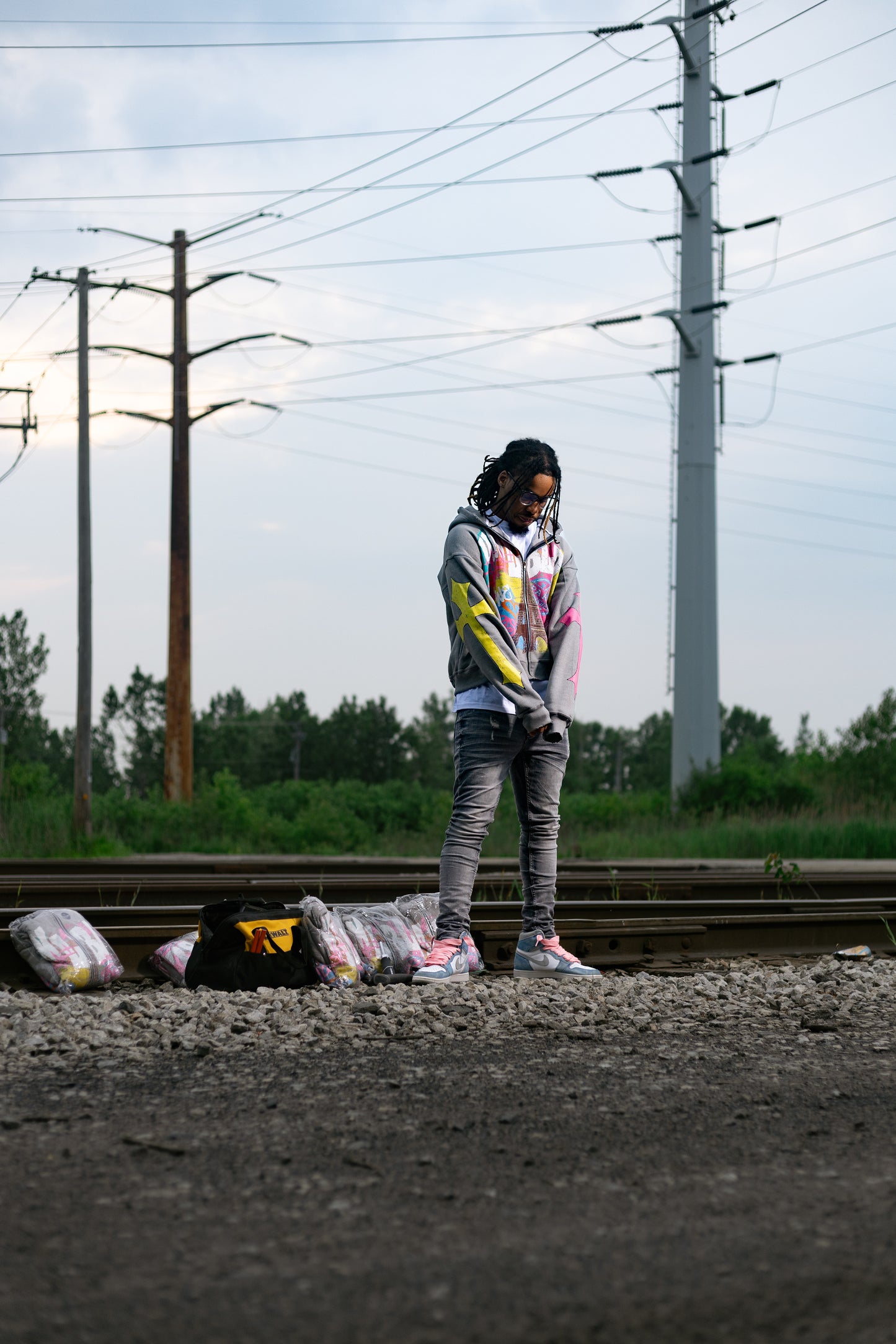 "We Love Paris" Zip Up Jacket
