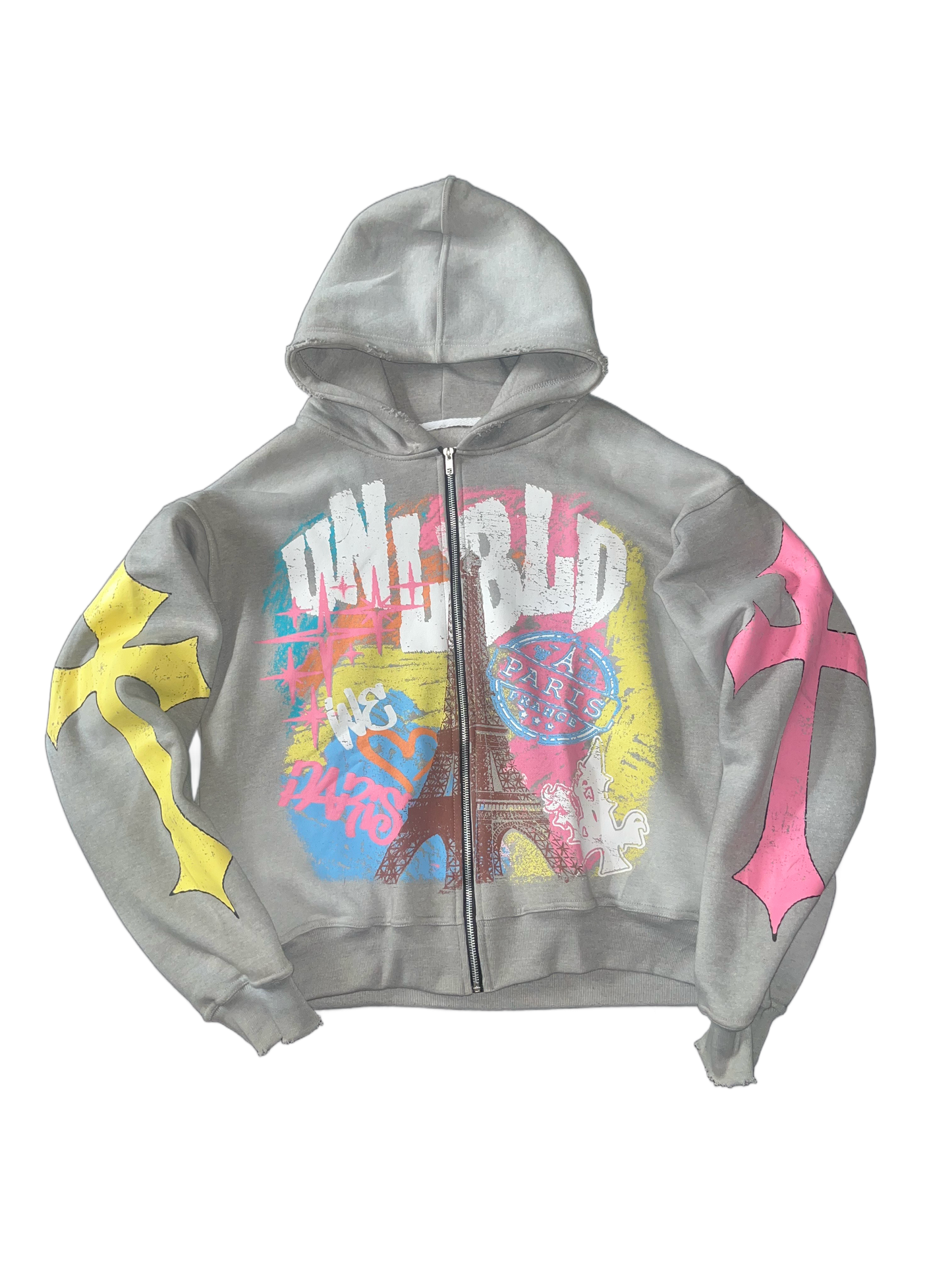 "We Love Paris" Zip Up Jacket